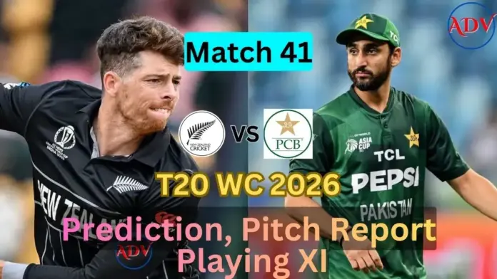 Pakistan vs New Zealand Match 41 T20 World Cup 2026 pitch report and prediction